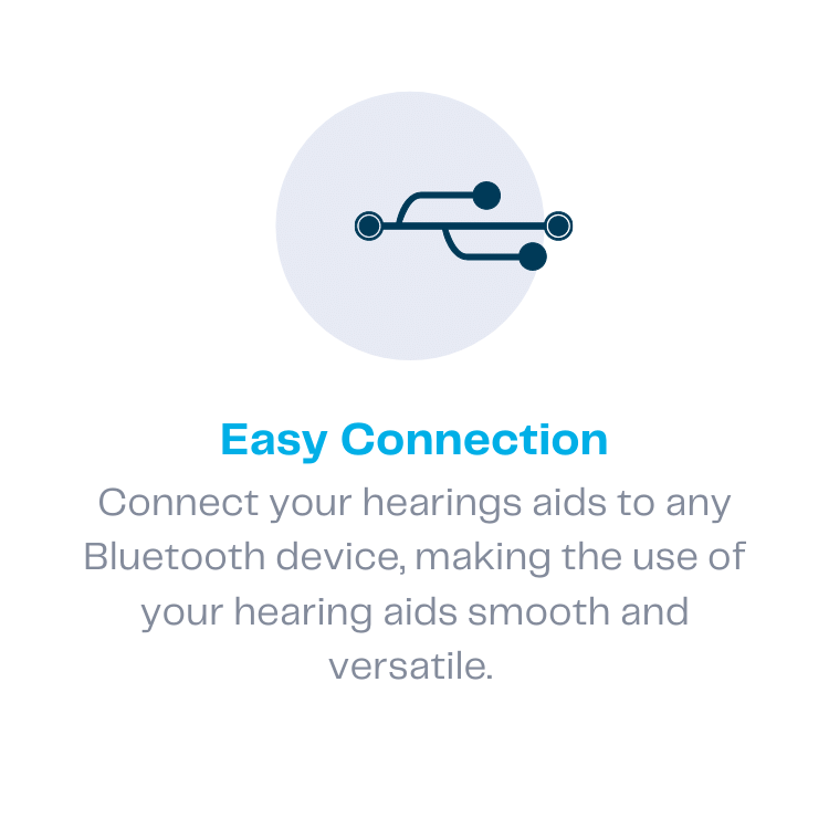 Hearing aid easy connection